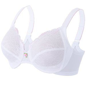 Set of 3! 36C Wonderwire Lace Bra (Side-Smoothing) MAX-COMFORT White NEW